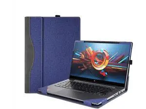 BONAEVER Laptop Case Cover for 17.3 inch HP Envy Laptop 17-da 17t-da 2024 & Asus Zenbook pro 17 UM6702,PU Leather Protective Sleeve Shell Bag with Pen Holder and Heat Dissipation Hole Blue BONAEVER Laptop Case Cover for 17.3 inch HP Envy Laptop 17-da 17t-da 2024 & Asus Zenbook pro 17 UM6702,PU Leather Protective Sleeve Shell Bag with Pen Holder and Heat Dissipation Hole Blue