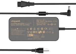 150W Laptop Adapter AC Charger Compatible with TUF Gaming F15 FX505 150W Laptop Adapter AC Charger Compatible with TUF Gaming F15 FX505