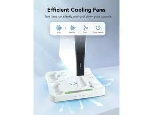 Magnetic Charging Station Dock for Controllers of PSVR 2 & PS5, Storage Stand for PS5 Console with Dual Cooling Fan, Silicone Lens Protective Cover, Mount Holder for PS VR2 Headset and Game Slot Magnetic Charging Station Dock for Controllers of PSVR 2 & PS5, Storage Stand for PS5 Console with Dual Cooling Fan, Silicone Lens Protective Cover, Mount Holder for PS VR2 Headset and Game Slot