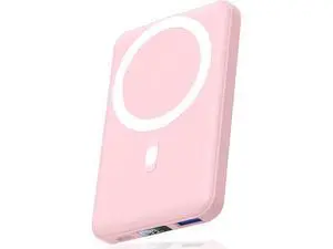 for Magsafe Portable Charger 10000mAh Magnetic Power Bank PD 22.5W Fast Charging Wireless Battery Pack with LED Display for iPhone 17/16/15/14/13/12 Series-Pink for Magsafe Portable Charger 10000mAh Magnetic Power Bank PD 22.5W Fast Charging Wireless Battery Pack with LED Display for iPhone 17/16/15/14/13/12 Series-Pink