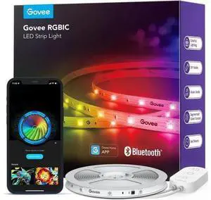 RGBIC LED Strip Lights 32.8ft Smart LED Lights for Bedroom Bluetooth LED Lights APP Control DIY Multiple Colors on One Line Color Changing LED Strip Lighting Music Sync Home Decor RGBIC LED Strip Lights 32.8ft Smart LED Lights for Bedroom Bluetooth LED Lights APP Control DIY Multiple Colors on One Line Color Changing LED Strip Lighting Music Sync Home Decor