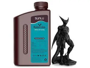 SUNLU 3D Printer Resin, Strong Durable Nylon Like 3D Resin for LCD DLP SLA Resin 3D Printers, 395-405nm UV Light Curing 3D Printing Liquid Photopolymer Resin, Good for Functional Parts, 1000g, Black SUNLU 3D Printer Resin, Strong Durable Nylon Like 3D Resin for LCD DLP SLA Resin 3D Printers, 395-405nm UV Light Curing 3D Printing Liquid Photopolymer Resin, Good for Functional Parts, 1000g, Black