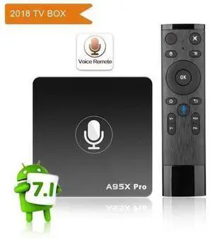 A95X Pro Google Smart Android 7.1 TV Box Voice Control Remote 2GB RAM 16GB ROM with 4K Ultra HD Smart TV Box 2.4G WiFi Streaming Media Player A95X Pro Google Smart Android 7.1 TV Box Voice Control Remote 2GB RAM 16GB ROM with 4K Ultra HD Smart TV Box 2.4G WiFi Streaming Media Player