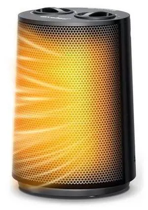 Space Heater, 1500W Portable Heaters for Indoor Use, PTC Ceramic Heater with Heating and Fan Modes, Overheat & Tip-Over Protection, Ideal for Bedroom, Office & Desk Use, Black Space Heater, 1500W Portable Heaters for Indoor Use, PTC Ceramic Heater with Heating and Fan Modes, Overheat & Tip-Over Protection, Ideal for Bedroom, Office & Desk Use, Black