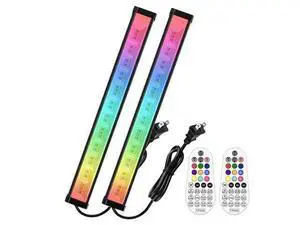 42W RGBW Wall Washer Light, 3350lm, IP66 Waterproof Wash Light Bar with Remote, Color Changing Wash Flood Strip Lighting for Stage Party Wedding Christmas Decoration 2 Pack 42W RGBW Wall Washer Light, 3350lm, IP66 Waterproof Wash Light Bar with Remote, Color Changing Wash Flood Strip Lighting for Stage Party Wedding Christmas Decoration 2 Pack
