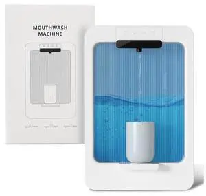 Automatic Mouthwash Dispenser for Bathroom, Aerthezu Electric Mouth Wash Dispensers Smart Auto Bathroom Accessories for Home & Kids - 500ml - Support Wall-Mount & Desktop Automatic Mouthwash Dispenser for Bathroom, Aerthezu Electric Mouth Wash Dispensers Smart Auto Bathroom Accessories for Home & Kids - 500ml - Support Wall-Mount & Desktop