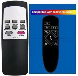Replacement for Twin Star ClassicFlame TRESANTI Electric Fireplace Heater Remote Control 42IF442FGL-B000 421F442FGL-B000 42MM6659 42II042FGT Replacement for Twin Star ClassicFlame TRESANTI Electric Fireplace Heater Remote Control 42IF442FGL-B000 421F442FGL-B000 42MM6659 42II042FGT