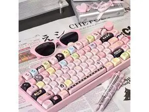 Guardian Sweetheart MOA Theme Five-Sided Heat Transference PBT Personalized Mechanical Keycaps New Compatibility with Miao From Compatibility with Miao From 68 - Keycaps Guardian Sweetheart MOA Theme Five-Sided Heat Transference PBT Personalized Mechanical Keycaps New Compatibility with Miao From Compatibility with Miao From 68 - Keycaps