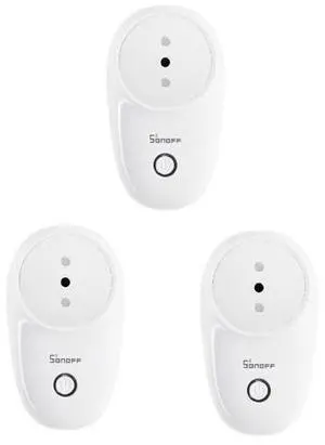 3PcsS26 10A AC90V-250V Smart WIFI Socket IT Wireless Plug Power Sockets Smart Home Switch Work With Alexa Google Assistant IFTTT 3PcsS26 10A AC90V-250V Smart WIFI Socket IT Wireless Plug Power Sockets Smart Home Switch Work With Alexa Google Assistant IFTTT
