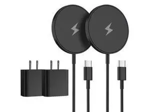 Magnetic Wireless Charger iPhone 6FT Charger for MagSafe Charger 2Pack Fast Wireless Charging Pad for iPhone 16 Pro Max/16 Pro/16 Plus/15 ProMax/15/14/13/12/AirPods 3/2/Pro Mag-Safe Charging Pad Magnetic Wireless Charger iPhone 6FT Charger for MagSafe Charger 2Pack Fast Wireless Charging Pad for iPhone 16 Pro Max/16 Pro/16 Plus/15 ProMax/15/14/13/12/AirPods 3/2/Pro Mag-Safe Charging Pad