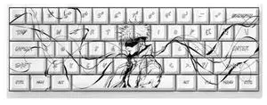 Five Key Caps with Anime Theme, High-Quality PBT Finish, Fully Engraved, Compatible with 60, 65, 68 Five Key Caps with Anime Theme, High-Quality PBT Finish, Fully Engraved, Compatible with 60, 65, 68