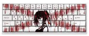 The theme keycaps for the "Crazy Triple Hat Date Battle" have a height of PBT five-sided heat transfer and are suitable for 60 and 65. The theme keycaps for the "Crazy Triple Hat Date Battle" have a height of PBT five-sided heat transfer and are suitable for 60 and 65.