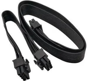 Pcie 8 Pin Male To Dual Pcie 2X 8 Pin (6+2) Male Power Adapter Cable For Seasonic Power Supply 25-Inch+9-Inch (63Cm+23Cm) Pcie 8 Pin Male To Dual Pcie 2X 8 Pin (6+2) Male Power Adapter Cable For Seasonic Power Supply 25-Inch+9-Inch (63Cm+23Cm)