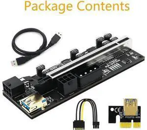 PCIE Riser 010 010X VER010X 010S Plus USB 3.0 Cable Cabo Riser GPU PCI Express X16 Riser for Video Card for Bitcoin Miner Mining PCIE Riser 010 010X VER010X 010S Plus USB 3.0 Cable Cabo Riser GPU PCI Express X16 Riser for Video Card for Bitcoin Miner Mining