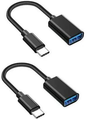 USB C to USB Adapter,2 Pack USB Type C Male to USB 3.0 A Female OTG Cable Converter Compatible with MacBook Pro/Air 2020 2019, Pad Pro 2021, Samsung Galaxy S21 S20 S20+ Ultra Note 10 Black USB C to USB Adapter,2 Pack USB Type C Male to USB 3.0 A Female OTG Cable Converter Compatible with MacBook Pro/Air 2020 2019, Pad Pro 2021, Samsung Galaxy S21 S20 S20+ Ultra Note 10 Black