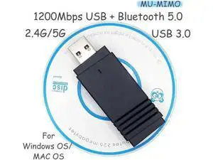 USB Wifi Adapter 1200Mbps + Bluetooth 5.0 5ghz USB Support MAC OS Ethernet PC Wi Fi Adapter Lan Wifi Dongle AC Wifi Receiver USB Wifi Adapter 1200Mbps + Bluetooth 5.0 5ghz USB Support MAC OS Ethernet PC Wi Fi Adapter Lan Wifi Dongle AC Wifi Receiver