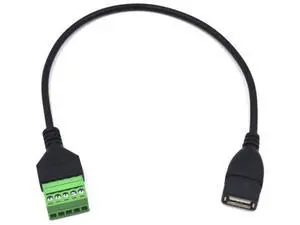 12 Inch USB 2.0 5 Pin Female Terminal Block Cable, USB Extension Plug Bolt Screw Solderless Terminal Adapter Connector Charging and Data Transfer Cord 12 Inch USB 2.0 5 Pin Female Terminal Block Cable, USB Extension Plug Bolt Screw Solderless Terminal Adapter Connector Charging and Data Transfer Cord
