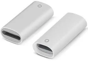 2 Pack Adapter Replacement for Apple Pencil Pen Charging Adapter Female to Female Connector Lightning Cable Adapter for Apple iPad Pro 12.9 9.7 Pencil 2 Pack Adapter Replacement for Apple Pencil Pen Charging Adapter Female to Female Connector Lightning Cable Adapter for Apple iPad Pro 12.9 9.7 Pencil