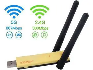 Dual Band 802.11ac Wifi Adapter Wireless USB 1200Mbps Lan USB3.0 Ethernet High Speed Network Card 2.4G 5G Antenna For Laptop PC Dual Band 802.11ac Wifi Adapter Wireless USB 1200Mbps Lan USB3.0 Ethernet High Speed Network Card 2.4G 5G Antenna For Laptop PC