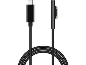 Tech 15V Surface Connect to USB-C Charging Cable, Charges Microsoft Surface Pro 6 5 4 3, for 45W USB C PD Chargers, Surface Book, Surface Go, Surface Laptop, Works with 45W USB C PD Charger Adapter Tech 15V Surface Connect to USB-C Charging Cable, Charges Microsoft Surface Pro 6 5 4 3, for 45W USB C PD Chargers, Surface Book, Surface Go, Surface Laptop, Works with 45W USB C PD Charger Adapter