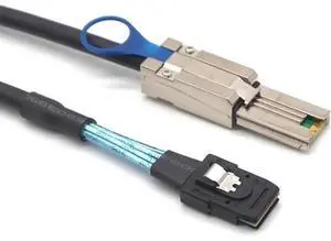 External Mini SAS 26pin (SFF-8088) Male to Internal Mini SAS 36pin (SFF-8087) Male Cable External Mini SAS 26pin (SFF-8088) Male to Internal Mini SAS 36pin (SFF-8087) Male Cable