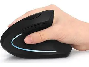 Ergonomic Mouse, Vertical Wireless Mouse - Rechargeable 2.4GHz Optical Vertical Mice : 3 Adjustable DPI 800/1200/1600 Levels 6 Buttons, for Laptop, PC, Computer, Desktop, Notebook etc, Black Ergonomic Mouse, Vertical Wireless Mouse - Rechargeable 2.4GHz Optical Vertical Mice : 3 Adjustable DPI 800/1200/1600 Levels 6 Buttons, for Laptop, PC, Computer, Desktop, Notebook etc, Black