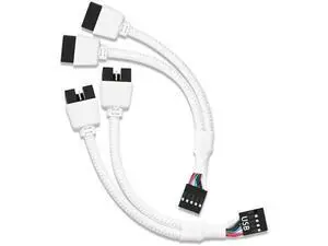 USB Header Splitter, Motherboard 9 Pin USB 2.0 to Dual 9 Pin Extension Header Cable for PC Computer Internal Motherboard USB Hub White (Pack of 2) USB Header Splitter, Motherboard 9 Pin USB 2.0 to Dual 9 Pin Extension Header Cable for PC Computer Internal Motherboard USB Hub White (Pack of 2)