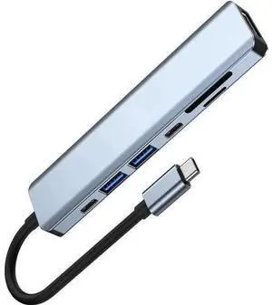 USB C Hub, 7 in 1 USB C Multiport Adapter with 4K HDMI, Type C 87W PD, USB 3.0 5Gbps Data Ports, SD/TF Card Reader for Mac-Book Pro, M-ac-Book Air, D-e-l-l XPS, Le-no-vo Thinkpad, H-P Laptops and More USB C Hub, 7 in 1 USB C Multiport Adapter with 4K HDMI, Type C 87W PD, USB 3.0 5Gbps Data Ports, SD/TF Card Reader for Mac-Book Pro, M-ac-Book Air, D-e-l-l XPS, Le-no-vo Thinkpad, H-P Laptops and More