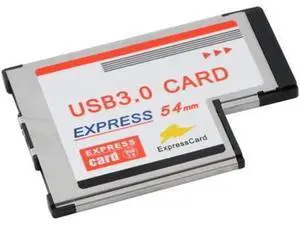2 Dual Ports USB 3.0 HUB Express Card ExpressCard 54mm Hidden Adapter Converter USB3.0 for PCMCIA Laptop PC 2 Dual Ports USB 3.0 HUB Express Card ExpressCard 54mm Hidden Adapter Converter USB3.0 for PCMCIA Laptop PC