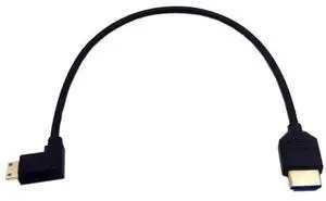 1ft Mini HDMI 8K to HDMI 8K Ultra HD Cable, 3D 48Gpbs Right Angle Mini HDMI 2.1 Version Male to Straight HDMI 2.1 Version Male Adapter Cable For Xbox PS4 PS5 TV Switch, Support 8K@60HZ 4K@120Hz 1ft Mini HDMI 8K to HDMI 8K Ultra HD Cable, 3D 48Gpbs Right Angle Mini HDMI 2.1 Version Male to Straight HDMI 2.1 Version Male Adapter Cable For Xbox PS4 PS5 TV Switch, Support 8K@60HZ 4K@120Hz