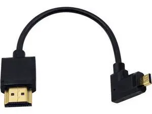 Micro HDMI to Standard HDMI Cable Micro HDMI to HDMI Adapter Cable Extreme Thin Right Angled Micro HDMI Male to HDMI Male Cable for 1080P 4K UltraHD 3D Ethernet (6 inch/ 15cm) Micro HDMI to Standard HDMI Cable Micro HDMI to HDMI Adapter Cable Extreme Thin Right Angled Micro HDMI Male to HDMI Male Cable for 1080P 4K UltraHD 3D Ethernet (6 inch/ 15cm)
