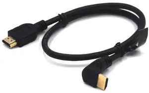 2 Feet 48Gbps HDMI 8K@60Hz Ultra HD Cable, Straight Male to Up Angle Male HDMI 2.1 High Speed Shield Cord for Xbox TV PS4 PS5 Switch, Support 4K@120Hz, 3D Dynamic HDR 2 Feet 48Gbps HDMI 8K@60Hz Ultra HD Cable, Straight Male to Up Angle Male HDMI 2.1 High Speed Shield Cord for Xbox TV PS4 PS5 Switch, Support 4K@120Hz, 3D Dynamic HDR