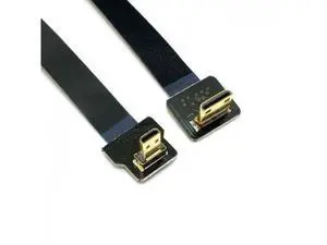 90 Degree Down Angled FPV Micro HDMI Male to Mini HDMI FPC Flat Cable 20cm Compatible for GOPRO Multicopter Aerial Photography Support 1080p 60hz 90 Degree Down Angled FPV Micro HDMI Male to Mini HDMI FPC Flat Cable 20cm Compatible for GOPRO Multicopter Aerial Photography Support 1080p 60hz