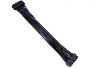 ATX 24 Pin Motherboard Power Extension Cable 12.6 Inches / 32cm Internal PC PSU ATX 24 Pin Male to 24 Pin Female Extension Power Cable ATX 24 Pin Motherboard Power Extension Cable 12.6 Inches / 32cm Internal PC PSU ATX 24 Pin Male to 24 Pin Female Extension Power Cable