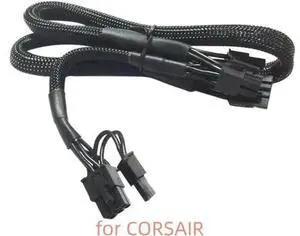 New 8P TO DUAL 8PIN PCIE VGA POWER CABLE for CX550M CX650M CX750M RM650X New 8P TO DUAL 8PIN PCIE VGA POWER CABLE for CX550M CX650M CX750M RM650X