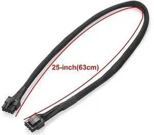 CPU 8Pin to 8pin 4+4Pin Power supply Cable Braided Net Sleeved for C.orsair HX1200 HX1000 HX850 HX750 PLATINUM Fully Modular RM Series RM450 550 650 750 850 1000W (63cm) CPU 8Pin to 8pin 4+4Pin Power supply Cable Braided Net Sleeved for C.orsair HX1200 HX1000 HX850 HX750 PLATINUM Fully Modular RM Series RM450 550 650 750 850 1000W (63cm)