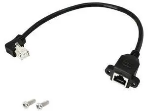 RJ45 Ethernet Adapter Cable 90 Angle Left Male to Famale Ethernet Switch Adapter Cable for CAT 5/CAT 6 LAN Ethernet Socket Connector Adapter Cat5 Cat6 Cable(Left) RJ45 Ethernet Adapter Cable 90 Angle Left Male to Famale Ethernet Switch Adapter Cable for CAT 5/CAT 6 LAN Ethernet Socket Connector Adapter Cat5 Cat6 Cable(Left)