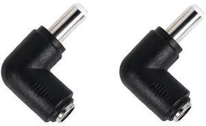 DC Power Connector Adapter 90 Degree Angle DC5.5 x 2.5mm Male Plug to 5.5x2.1mm Female Jack Adapter Coupler DC 5521 Female to 5525 Male Converter 2pcs DC Power Connector Adapter 90 Degree Angle DC5.5 x 2.5mm Male Plug to 5.5x2.1mm Female Jack Adapter Coupler DC 5521 Female to 5525 Male Converter 2pcs