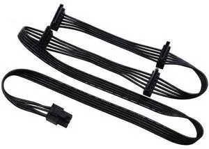 PCIe 6pin to 4 SATA Power Supply Cable for Seasonic FOCUS Plus Gold 850 750 650 PCIe 6pin to 4 SATA Power Supply Cable for Seasonic FOCUS Plus Gold 850 750 650