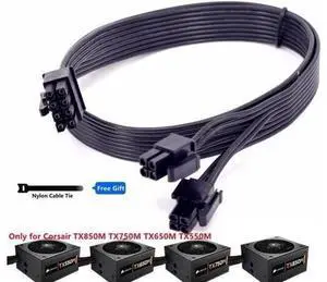 CPU 8Pin to 8Pin (4+4Pin) Modular Power Supply Cable For TX850M TX750M TX650M TX550M TX-M Series Semi Modular PSU 60CM CPU 8Pin to 8Pin (4+4Pin) Modular Power Supply Cable For TX850M TX750M TX650M TX550M TX-M Series Semi Modular PSU 60CM