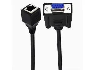 DB9 Male/female RJ45 cable RJ45 to RS232 male/female cable connector to network cable extender DB9 female 0.15m DB9 Male/female RJ45 cable RJ45 to RS232 male/female cable connector to network cable extender DB9 female 0.15m