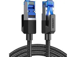 Cat 8 Ethernet Cable 4.92FT, High Speed Braided 40Gbps 2000Mhz Network Cord Cat8 RJ45 Shielded Indoor Heavy Duty LAN Cables Compatible for Gaming PC PS5 Xbox Modem Router 4.92FT/1.5m Cat 8 Ethernet Cable 4.92FT, High Speed Braided 40Gbps 2000Mhz Network Cord Cat8 RJ45 Shielded Indoor Heavy Duty LAN Cables Compatible for Gaming PC PS5 Xbox Modem Router 4.92FT/1.5m