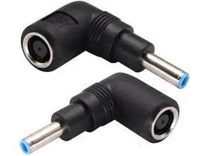 90 Degree Laptop Power Adapter 90 Degree DC 7.4mm x 5.0mm Female to 4.5mm x3.0mm Male Charging DC Power Converter for HP Notebook Adapter Replacement Power Adapter (2Pack) 90 Degree Laptop Power Adapter 90 Degree DC 7.4mm x 5.0mm Female to 4.5mm x3.0mm Male Charging DC Power Converter for HP Notebook Adapter Replacement Power Adapter (2Pack)