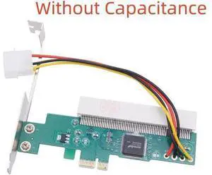 PCIE to PCI Adapter PCI Express X1 to PCI Expansion Card Riser ASM1083 Chipset PCI-E Converter Adapter with 4Pin Power Connector PCIE to PCI Adapter PCI Express X1 to PCI Expansion Card Riser ASM1083 Chipset PCI-E Converter Adapter with 4Pin Power Connector