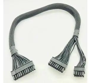 ATX 24pin to (18+10)Pin Modular Power Supply Adapter Cable for RM650X RM750X RM850X RM1000X 610mm Black Power Cables ATX 24pin to (18+10)Pin Modular Power Supply Adapter Cable for RM650X RM750X RM850X RM1000X 610mm Black Power Cables