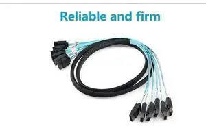 CableDeconn High Speed 6pcs/Set Sata 3 SATA Cable SAS Cable 6Gbps for Server 1M CableDeconn High Speed 6pcs/Set Sata 3 SATA Cable SAS Cable 6Gbps for Server 1M