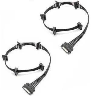 15 PIN Sata Power Splitter(2Packs) 15 Pin Sata to 5 Sata Power Splitter Adapter Cable- 21 Inches 15 PIN Sata Power Splitter(2Packs) 15 Pin Sata to 5 Sata Power Splitter Adapter Cable- 21 Inches