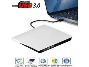 External CD DVD Drive, USB 3.0 Portable CD/Dvd +/-Rw Drive Slim Dvd/CD Rom Rewriter DVD Burner For Laptop Desktop PC Windows 10/8/XP and Linux Mac Os External CD DVD Drive, USB 3.0 Portable CD/Dvd +/-Rw Drive Slim Dvd/CD Rom Rewriter DVD Burner For Laptop Desktop PC Windows 10/8/XP and Linux Mac Os