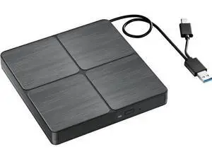 DVD Player Portable CD Player for Laptop, External CD DVD Drive, USB 3.0 & Type C Optical DVD Drive DVD Burner CD ROM External CD/DVD Drive for PC for Desktop PC Laptop Windows Linux MacOS DVD Player Portable CD Player for Laptop, External CD DVD Drive, USB 3.0 & Type C Optical DVD Drive DVD Burner CD ROM External CD/DVD Drive for PC for Desktop PC Laptop Windows Linux MacOS