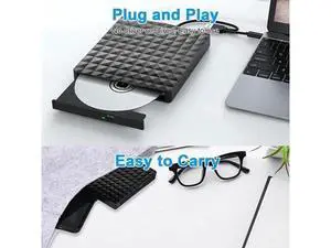 AUTYUE External CD DVD Drive, Type-C & USB 3.0 Portable CD/DVD +/-RW ROM Burner Rewriter,Player Optical DVD Drive External Disk Drive for Laptop PC, Desktop, Windows 11/10/8/7 /XP/Vista/Linux, MacOS AUTYUE External CD DVD Drive, Type-C & USB 3.0 Portable CD/DVD +/-RW ROM Burner Rewriter,Player Optical DVD Drive External Disk Drive for Laptop PC, Desktop, Windows 11/10/8/7 /XP/Vista/Linux, MacOS